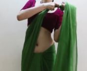 How To Wear Deepika Style Bollywood Saree-Hot Indian Sari Draping_Wrap Saari - YouTube (480p) from hot sari indian