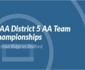 2019 PIAA District 5 AA Team Wrestling Championship: Finals from ＰＩＡＡ