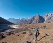 Trek des 3 cols au Népal en Novembre 2018.nRenjo La Pass (5450m) - Chola Pass (5355m) - Camp de base de l&#39;Everestnnmusique : Never Far Away - Tom Hillock