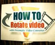 Rotate any video clip form iPhone, Android or other device. Best free software for video rotating.nnDetailed how-to: http://www.freemake.com/how_to/how_to_rotate_video