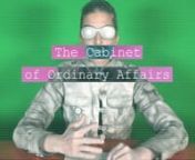 The Cabinet of Ordinary Affairs is a collaborative, multimedia installation by Stephanie Ellis Schlaifer and Cheryl Wassenaar that debuted at the Des Lee Gallery in fall 2018. The work explores the bureaucracy of the mind, imagining a group of government officials who preside over specific functions of the psyche. The installation is based on a series of Schlaifer’s poems that manifest this idea through the interior cabinets of Self-Preservation, Desire, Lesser Offenses, Confrontations, Retrib