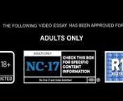 A video essay exploring just how cleanly can “art” cinema and “porn” cinema be separated when intent and effect are considered.nnnFor the accompanying text, visit the Notebook https://mubi.io/2PVfdp2nnFor Study Purposes Only.
