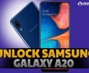 https://unlocklocks.com Get unlock code now!nnThis Tutorial demonstrates how to carrier/SIM unlock an Samsung Galaxy A20 from AT&amp;T or any carrier by unlock code to allow the use of any other local or foreign SIM Card (T-Mobile, Straight talk, MetroPCS etc…).nnUnlocking an Samsung Galaxy A20 by unlock code is easier than you think. It doesn’t involves any knowledge or tool. Please follow these steps :nn1. Get the unique unlock code of your Samsung Galaxy A20 from https://unlocklocks.comnn