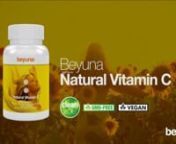 Beyuna Natuurlijke Vitamine C is een product ontwikkeld volgens de nieuwste wetenschappelijke inzichten. De natuurlijke vitamine C is gewonnen uit extract van de biologische Amla bes en is daarom 100% natuurlijk. Natuurlijke Vitamine C is een antioxidant, is van belang bij de bescherming van lichaamscellen en voor een goede conditie van de bloedvaten. Natuurlijke Vitamine C ondersteunt het immuunsysteem, de energie stofwisseling en verhoogt de ijzeropname.n_______________nBeyuna Natural Vitamin
