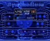Synthelium is a virtual instrument inspired by the classic synthesizers of the 70s and 80s. Features a wide collection of 50 tones emulated of synth leads, pads, keys, basses, atmos and effects sounds to create electronic, rock, metal, smooth jazz, pop, hip hop, trance, EDM, and new age music, among others. The pads and atmos presets also makes it suitable for soundscapes and cinematic, as well as ambient and atmospheric textures. Sounds can be modulated with filter section, envelope generator a