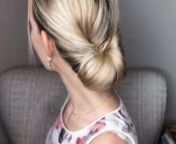 Try this beautiful hair style! It&#39;s so easy!