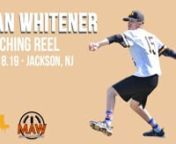 Dan Whitener (ERL) pitched 16 innings in the elimination round in Jackson, getting his team past the Juggernauts and into their second straight tournament finals. (May 18, 2019)