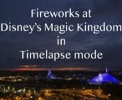 On vacation and still taking photos. Only this time I wanted to capture the Happily Ever After, Firework display at Disneys Magic Kingdom theme park. Rather than shooting 20mins of video, I chose to shoot the performance as a time-lapse sequence.nNot being in the park a few alternative locations were found which gave a clear view. The Transportation Centre close to the Poly and from Disneys Bay Lake Tower resort.nThere is no doubt this is one amazing display of fireworks.n#wdw #waltdisneyworld #