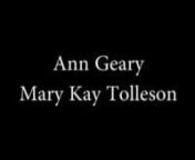 This is an interview with Ann Geary and Mary Kay Tolleson. Both women were long time members of the Memphis Catholic Council on Human Relations and among the few white persons who participated in the march. This interview took place in the home of Poppy Karchmer two days after the
