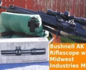 I&#39;ve hear good things about Bushnell Scopes and I&#39;ve great experiences with just about everything from Midwest Industries.Opticsplanet.com was kind enough to combine products from both these companies into this one review.I&#39;ll give my overall impressions in this