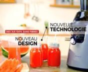 Video de présentation Motion Design du nouvel extracteur de jus Kuvings C9500nClient: Warmcook France