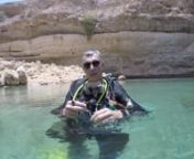 Cave diving in Bimmah sinkhole, Oman30th May 2018