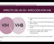 En este Foro eaborado en plataforma zoom, el grupo 5 SIDVI, abordamos aspectos relevantes de la coinfección VIH/VHB.