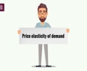 Analysis of price elasticity of demand as an economic tool to help develop and effective price and non-price strategy as well as help economic forecasting.