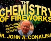 From the sizzle of the fuse to the boom and burst of colors ––a new American Chemical Society (ACS) video brings you all of the exciting sights and sounds of Fourth of July fireworks.nnThe Chemistry of Fireworks, part of the ACS Holiday Video Series, illustrates in brilliant high-definition detail how the familiar rockets and other neat products that light up the night sky all represent chemistry in action. The video, released today, features a demonstration by fireworks expert John A. Conkl