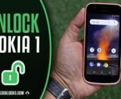Get Unlock Code now : https://unlocklocks.com/nnBriefly, our target in this article is guiding you to the right, fast and secure way to unlock your Nokia 1 whatever its brand or model. As you may know, there&#39;re many websites that compete with each other to provide this type of service, which is called mobile network unlocking service. In this site UNLOCKHELPHONE.COM, we study these sites and collect information about them through our own means and direct you to the right place that excels in pro