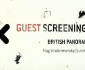 :: Punto y Raya Festival 2018nOCTOBER 28th &#124; 12.00h // CeTA (Wroclaw, Poland)nThese are excerpts from the films in the British Short Film Panorama curated by Nag Vladermersky, director of LIAF (London International Animation Festival).nFor this screening, Nag raided the LIAF archives to take a look at the last two decades of British production in the genre. Here you will see every technique from hand-drawn ‘musical scores’ all the way across the scale to high definition, computer assisted im