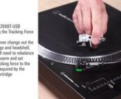 This tutorial will guide you through the setup process for the Audio-Technica AT-LP120XBT-USB Direct-Drive Turntable (Analog, Wireless &amp; USB). nnThe AT-LP120XBT-USB turntable is modeled after the AT-LP120XUSB, but with the added convenience of Bluetooth® wireless connectivity along with the existing analog and USB outputs, allowing users to connect to wireless speakers and headphones, as well as computers, home stereos, and more. This turntable includes a DC servo direct-drive motor, as wel