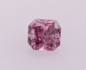 0.15 carat, Fancy Deep Purplish Pink Diamond, 3PP, Radiant Shape, I1 Clarity, ARGYLE, SKU 454545