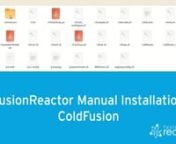 FusionReactor Manual installation - ColfFusionnnIn this video, we are going to manually install FusionReactor into ColdFusion.nnWe will be using a Linux system but the process is the same for any operating system.nnManual installation will work for both the Cloud and On-prem FusionReactor installations.nn0m20snThis install technique is an approach that will allow you to quickly install and update FusionReactor, with the option to fully script the process using bash, python, or other tools.nnFor