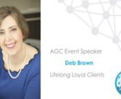 Watch as Deb Brown shares a motivational talk
