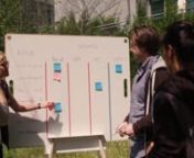Woring outdoors - Workshops with agile whiteboards from woring