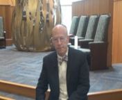 Murray Savar, music director at Temple Emanuel, Cherry Hill, NJ, performs