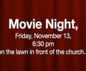 Registration is required: bit.ly/asf-movie. Join us on Friday, November 13th at 6:30pm to watch Despicable Me on the field across from the church building. (Please arrive around 6pm for temperature checks and getting seated!) Masks will be required, and we will ask you to answer some health screening questions.nn We will be doing pods on the field just like the outdoor worship services. Bring blankets to sit on and maybe some to keep warm if it is a bit chilly!nnQuestions? Email us at alisha@all