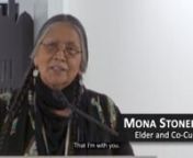 This video clip from Into the Light: Eugenics and Education in Southern Ontario features Elder Mona Stonefish, (Collaborator and Creative Direction), an Anishinaabe artist, Traditional Knowledge Keeper, Windsor Art Gallery board member, disability activist, and recipient of the Queen Elizabeth II Diamond Jubilee award.nnIn this segment, Elder Stonefish reflects upon her grandmother&#39;s advice to her when she was forcibly taken from her family and placed in the Mohawk Institute, Indian Residential