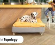 The new Topology Dog Beds from Omlet feature patented, machine washable toppers that easily zip on and off a sturdy and supportive memory foam mattress. This allows for the dirtiest and most exposed part of the bed to be washed and replaced, while still offering extreme comfort for dogs of all ages and sizes. nnDiscover Topology today - https://www.omlet.co.uk/shop/dog_products/dog-bed-topology/