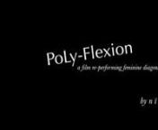 POLY-FLEXIONnnA FILM RE-PERFORMING FEMININE DIAGONALSnnN Ï M COMPANYnn(How) do diagonals - created between and by body parts - perform femininity? Slanted looks, tilted heads, twisted bodies; diagonal lines on the female body that might represent the projection, eroticization and fetishization of a desired strangeness, a mystified seductiveness. Naïma Mazic reclaims the gesture of feminine diagonals; embodies them, owns them, transforms them. She queers these deciphered lines, giving them the