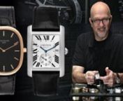 If you want some variety from round watches, the rectangular watch is your best bet. This week&#39;s focus is on non-round watches, which combine strong lines with refined and timeless style.nnOur watch expert Michael takes you through a short history of the iconic Cartier Tank, one of the emblematic rectangular watches, and features more non-round designs from Patek Philippe, Jaeger LeCoultre, and Piaget.nnFeatured watches (prices may change):nnCartier Tank Watchesnhttps://www.swisswatchexpo.com/se