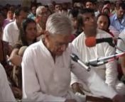 Shri Sitaram pandeyji, from AsansolnLocation - Smrity Bhawan Tundla BhandaranVideo - GoldnAudio - Platinum