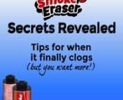 Secrets and tips for adding life to a Smoke Eraser that either has finally reached the end of its life, or the same tips can be applied for simply opening up the unit to allow a higher rate of air flow. Good for heavy weed smokers pushing/expelling not only the typical water vapor that accompanies the exhales of every user, but the sticky tacky glue like resin that can build up inside a sploof that is actually exhaled from smokers of the green stuff. Imagine the resin caking the lungs when the i
