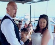 Ceremony onboard Jolly Roger Ship in Paphos, with fireworks, full dinner, DJ, the perfect start to a perfect end! July 2019