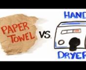 Paper Towels vs. Hand Dryers