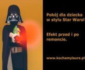 Remont pokoju dla dziecka, styl Gwiezdne Wojny - efekt przed i po. Na naszym blogu znajdziecie też instrukcję oraz liczne zdjęcia, jak własnoręcznie zrobić Gwiazdę Śmierci Star Wars z lampy IKEA! Tutaj:http://www.kochamylaure.pl/w-moim-sercu/pokoj-dla-dziecka-w-stylu-star-warsgwiezdne-wojny/