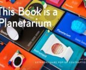 http://www.thisbookisaplanetarium.comnnInside this book is a constellation-projecting planetarium, a smartphone