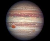 The Hubble Space Telescope observed Jupiter on April 3rd, 2017 - just days before Jupiter is in opposition on April 7th. This new image of Jupiter is part of Hubble&#39;s Outer Planets Atmospheres Legacy program, which is one of many ways Hubble provides science on the Jupiter system. Credit: NASA’s Goddard Space Flight Center/Katrina Jackson Music credit: