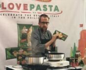Chef Chris Locher of Amare taught how to cook pasta, and even gave additional tips. :)