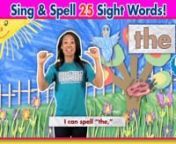 These award-winning, sight word songs were specifically written to help children memorize the spellings of the most commonly used high-frequency words. All the songs are animated with fun, child-friendly graphics that help encourage repeated viewing, and in combination with the easily memorized, catchy music, are guaranteed to get your kids to recognize and know these difficult words. Loved by teachers and children alike, these songs work to build the structure for early readers because they mak