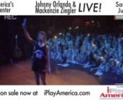 Tickets on sale now at www.iPlayAmerica.com nnJohnny first expressed his passion for music at the tender age of eight, after posting his first YouTube cover with the help of his older sister. They created the music video as a fun christmas break activity, and posted it online to share with their friends and family. After a few weeks the video racked up a few thousand views from strangers, so the two decided to continue to post. Over the next few years Johnny’s fan base grew, and exploded into