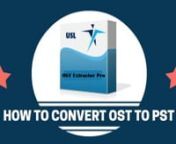 How to convert ost to pst in Outlook 2016, 2013, 2007, 2003, Office 365? Try OST Extractor Pro for recovering data from any OST files and convert into PST file format. The converted PST file can be imported into Mac Outlook 2016 / 2011 and Windows Outlook 2016 / 2013 / 2010 / 2007 / 2003.nDownload Now at http://www.ostextractorpro.com/n“OST Extractor Pro” is tool for Windows users to extract data from OST files and to finally convert it into PST format. The easy to use interface is intuitive