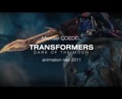 https://www.mickaelcoedel.comnnIn terms of animation the Transformers movies are always very challenging and gratifying.nMichael Bay always wants EVERYTHING to look bad-ass, so it is always about creating the coolest action and the best composition possible.nSuper fun!nnThe music is Thorgasm by Machine Vandals:nhttps://www.youtube.com/watch?v=id9xIHITt4E