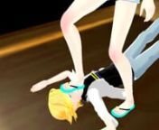 Miku in her summer costume puts the stomp down on Adrien.nnMade using MikuMikuDanceE_v926 and Sony VegasnnSupport me by donating to my patreon for more videosnnwww.patreon.com/MMDPOW