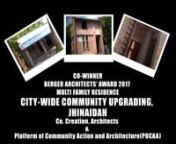 Jhenaidah Citywide Community Upgrading Process has been awarded the 8th Berger Award for Excellence in Architecture in multi family residence category. nThe actors of this process are: Jhenaidah community network, Co.Creation.Architects, POCAA, ALIVE, BRAC University, Jhenaidah municipality and Asian Coalition for Housing Rights (ACHR) nn