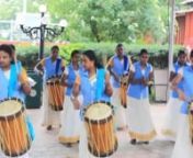 Munnar Flower Show Kerala women drummersnnAll girls hold heavy drum and playing more then 10 mins with same SpiritsnnGirls rocking i enjoy it :)