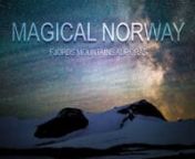 MAGICAL NORWAY explores the incredible landscapes of Norway. nThis was a six year long project and showcases my best moments from some of Norway’s most famous nature attractions. From the beautiful fjords to breathtaking views from spectacular and high mountain peaks. I have also included sequences with the aurora and milky way to show how incredibly beautiful this landscape can be at night.Below, You can read about some of my incredible natural experiences and also some og the challenges I