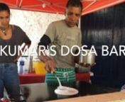 Kumar&#39;s Dosa Bar sells authentic South Indian food at various markets and festivals in Devon and Cornwall. Our main dish is masala dosa is a savoury fermented pancake similar to a crepe, made from urud dhal (black gram) and idli rice. The dosa is stuffed with cooked potato curry and served with dhal and Sri Lankan coconut chutney.