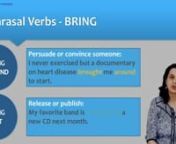 Phrasal Verbs make speaking English fun. Generally it is easy to guess the meaning of a Phrasal Verb from the context in which it has been used in a sentence. Or you could just watch our grammar videos and learn.nnhttps://www.youtube.com/watch?v=HrPjXiZlVRs